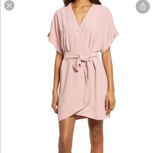Henry Dolman Wrap Dress - Mauve